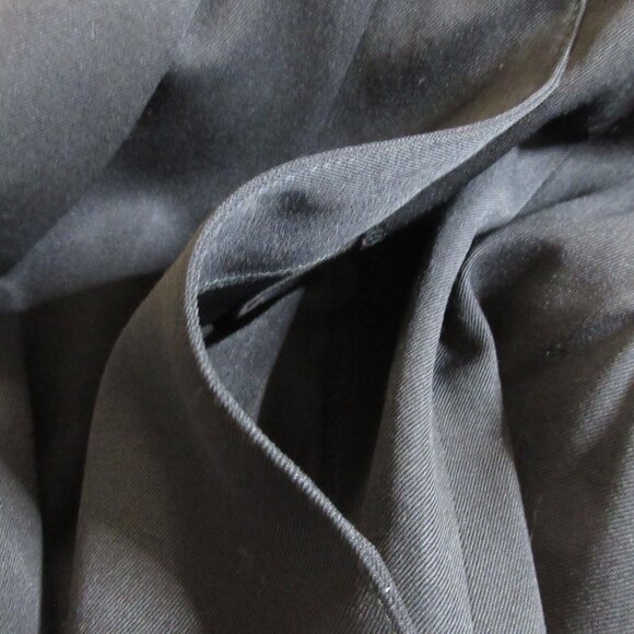 Perry Ellis Portfolio Skirt Womens Size 14 Black Pencil Straight 100% Wool Italy - Picture 10 of 10